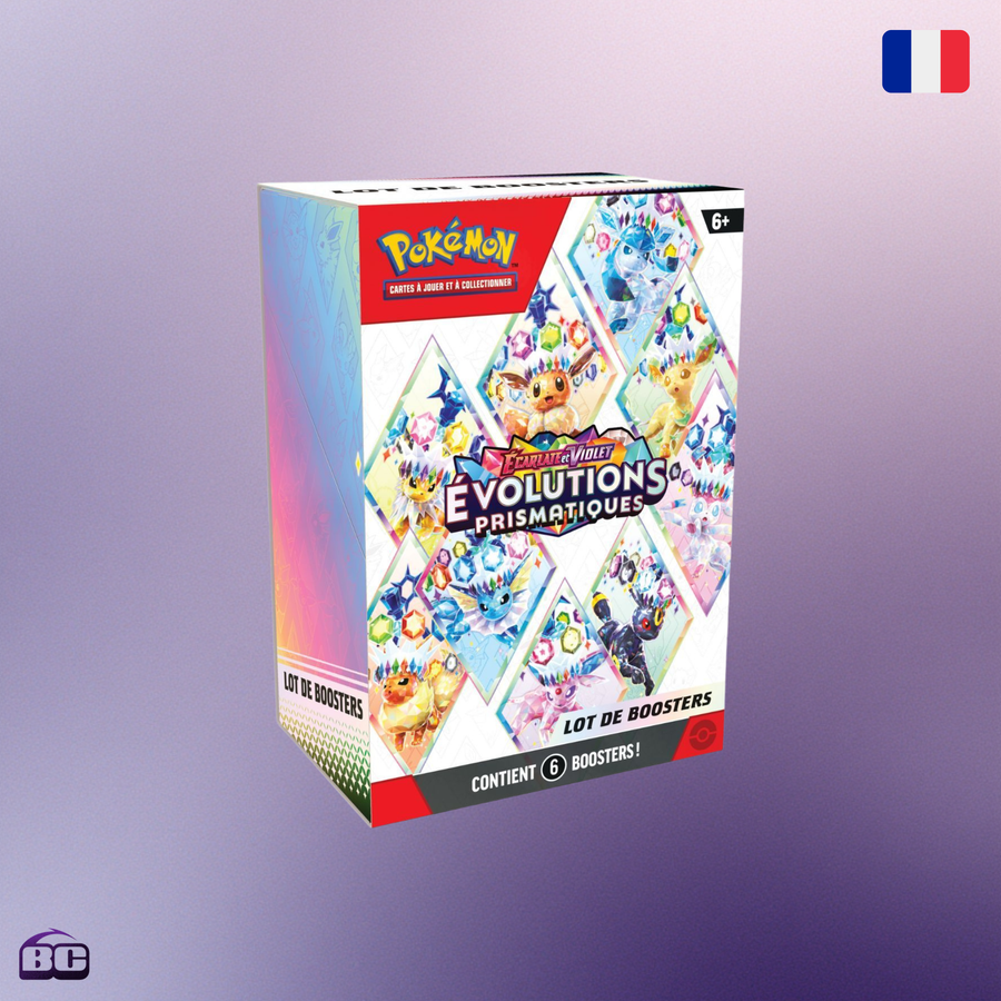Pokémon Bundle EV8.5 Évolutions Prismatiques - Coffret Collection - Édition Française - Écarlate et Violet