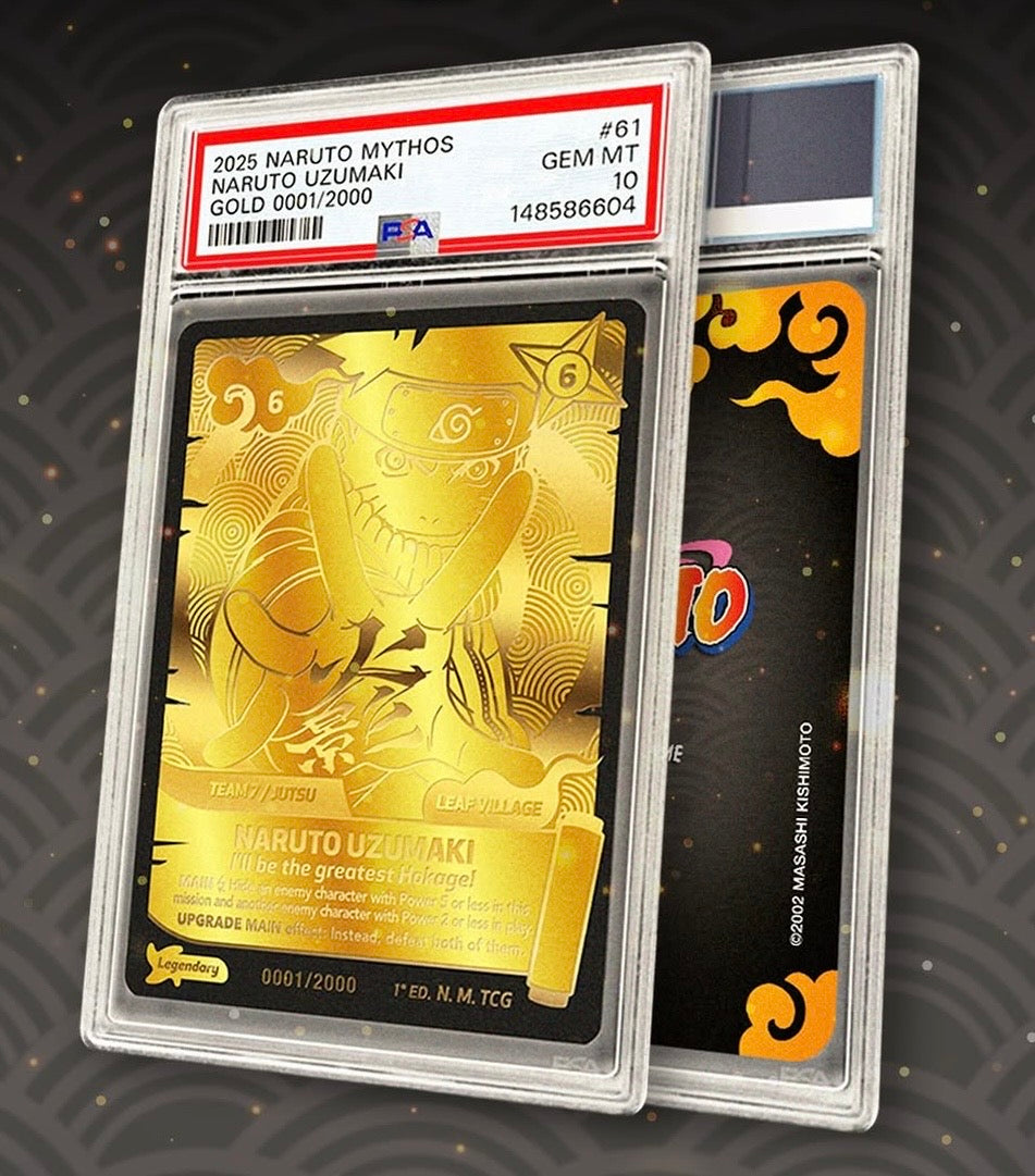 Naruto Mythos TCG est désormais gradable par PSA