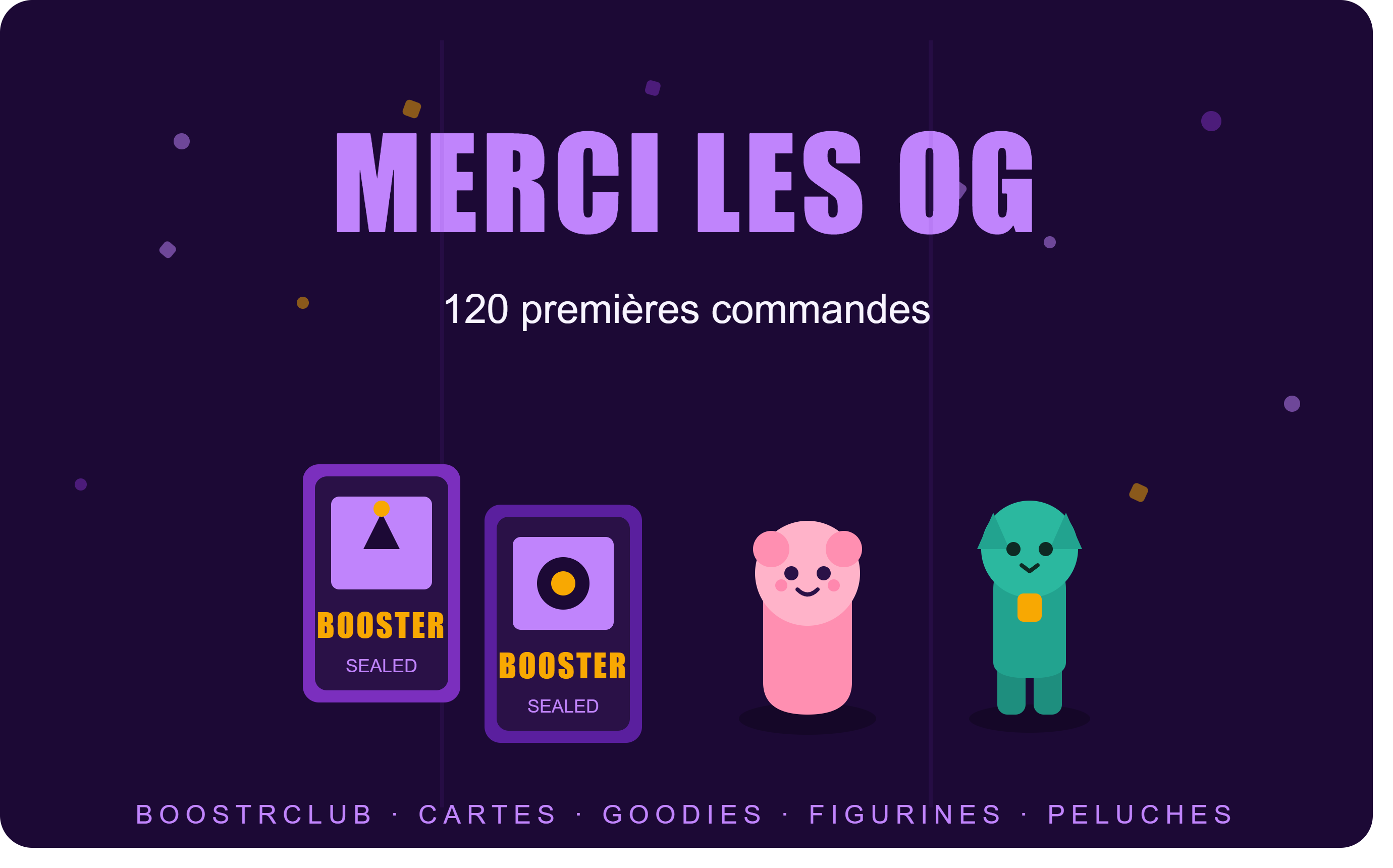 Merci à vous, les OG. 120 commandes et ce n'est que le début.