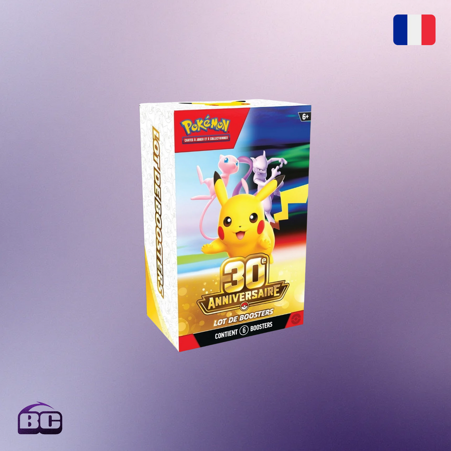 Bundle Pokémon 30ème Anniversaire ME5.5 de 6 boosters en français