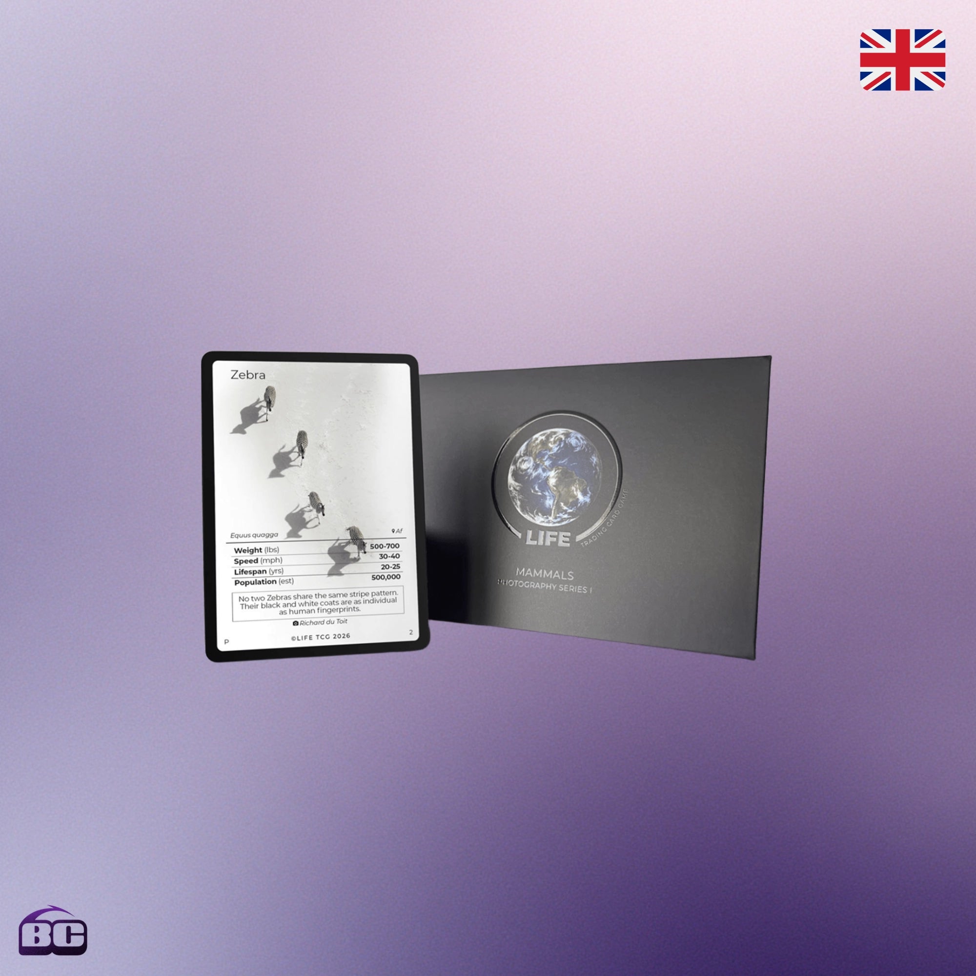 Life TCG – Zebra Photography Card