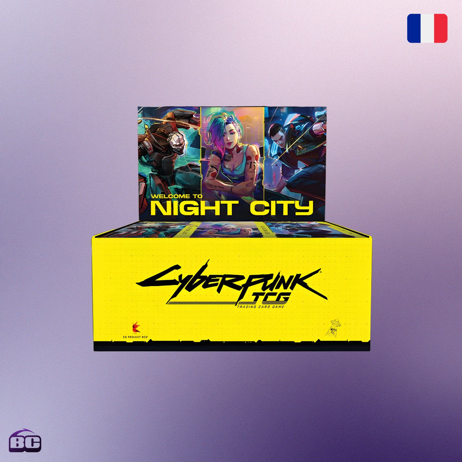Cyberpunk TCG – Display de 24 Boosters - Welcome To Night City Edition Française