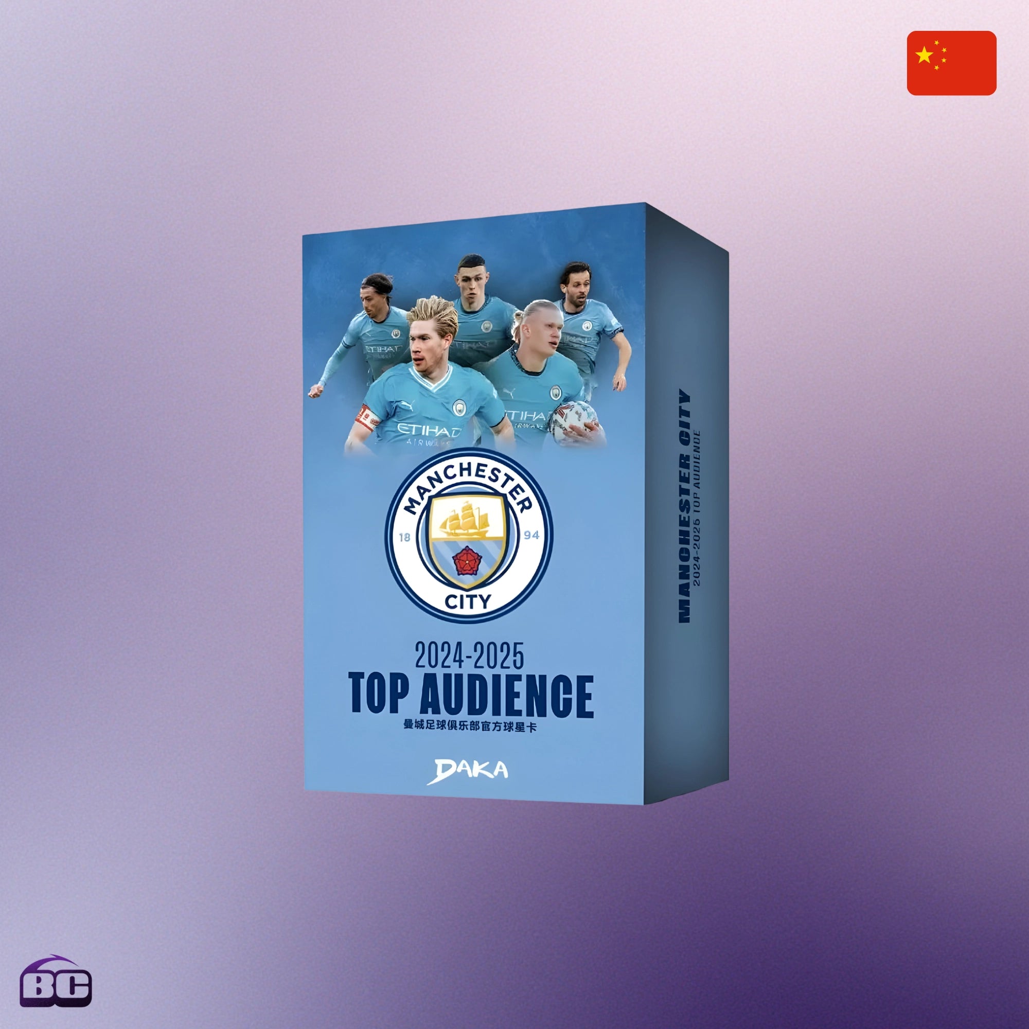Daka - Display de 6 boosters - Manchester City Top Audience 2024-25 - Edition Chinoise