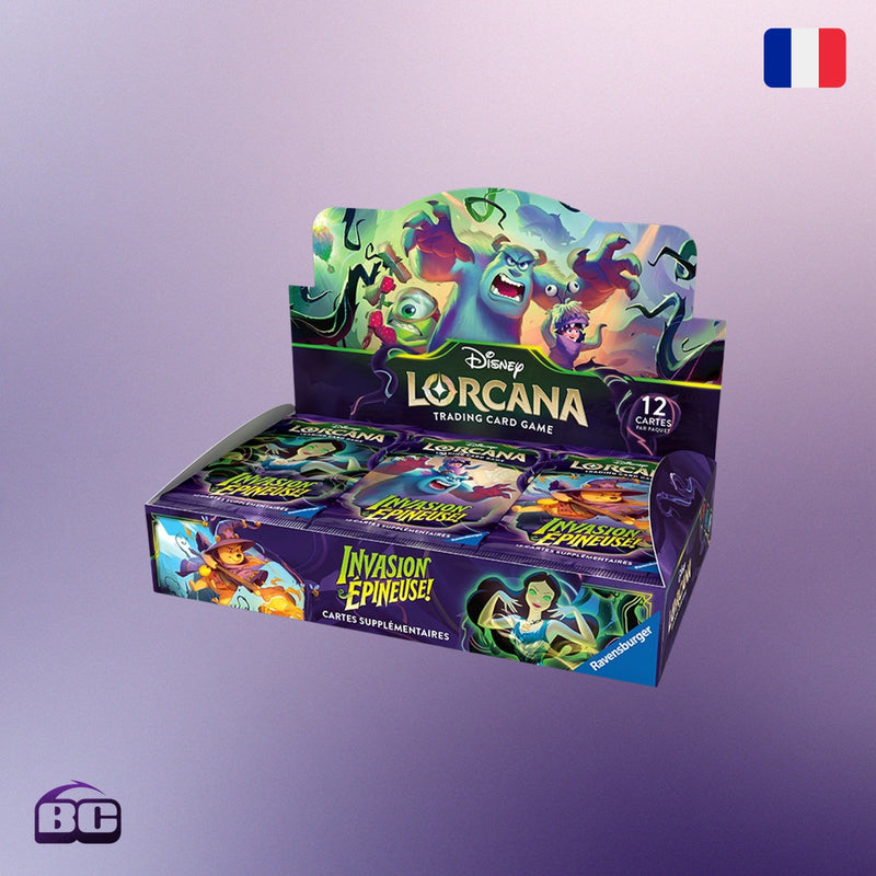 Disney Lorcana - Display de 24 Boosters - Chapitre 13 : Invasion Épineuse [FR]