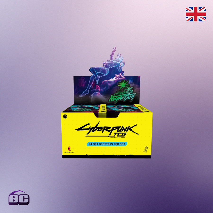 Cyberpunk TCG – Display de 24 Boosters - Welcome To Night City [EN]