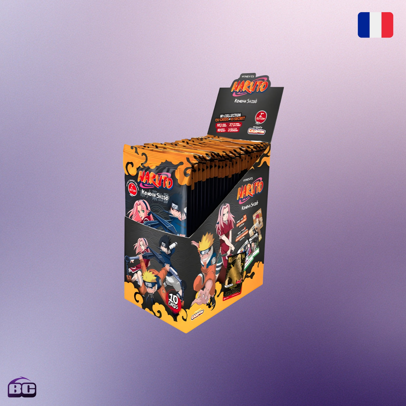 Naruto Mythos TCG - Display de 24 boosters - Série 1 Édition 2 FR
