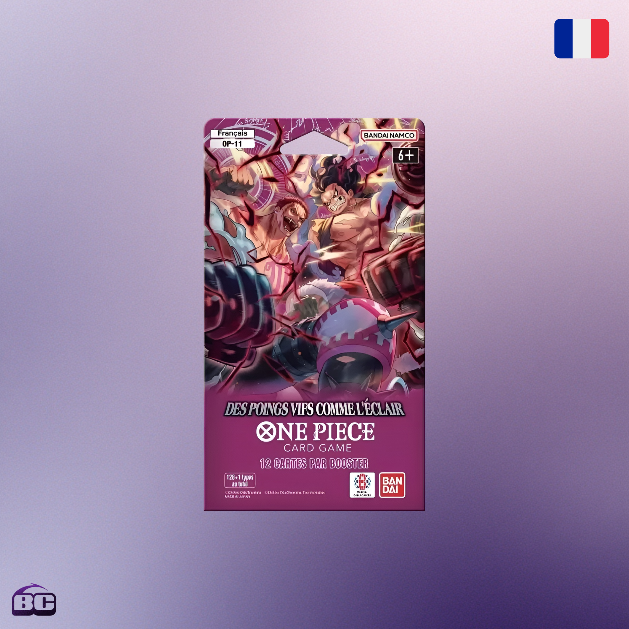 One Piece - Booster Blister OP11 - Des Poings Vifs comme l'Éclair FR