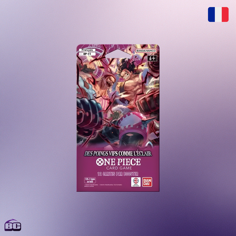 One Piece - Booster Blister OP11 - Des Poings Vifs comme l'Éclair [FR]
