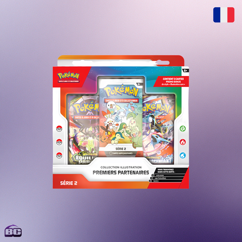 Pokémon – Coffret Collection Illustration – Premiers Partenaires – Serie 2 [FR]