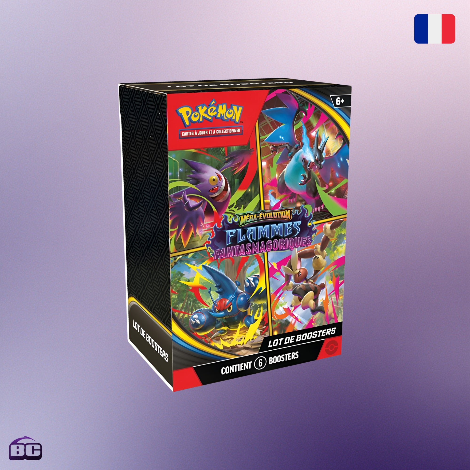 Pokémon Bundle ME02 Flammes Fantasmagoriques - Coffret Collection - Édition Française - Écarlate et Violet