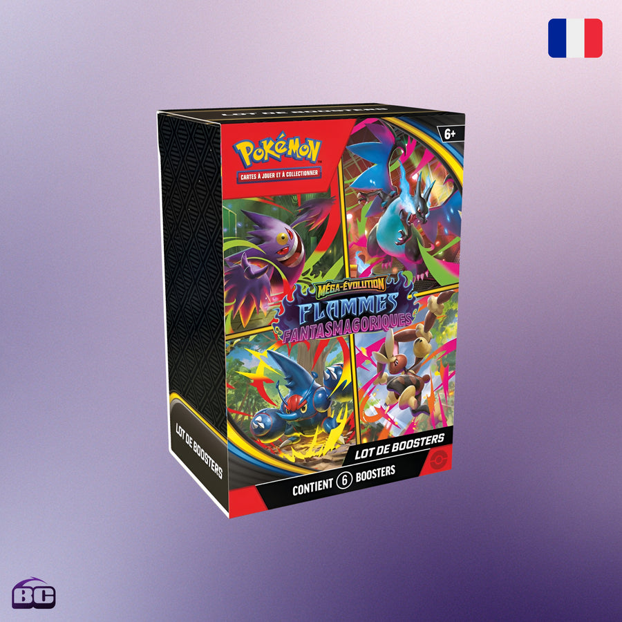 Pokémon Bundle ME02 Flammes Fantasmagoriques - Coffret Collection - Édition Française - Écarlate et Violet