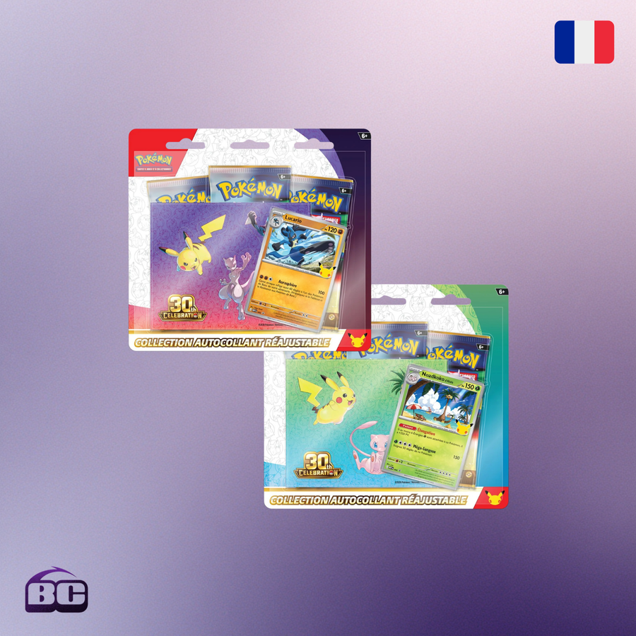 Pokémon - Tripack Autocollant ME5.5 30ème Anniversaire [FR]