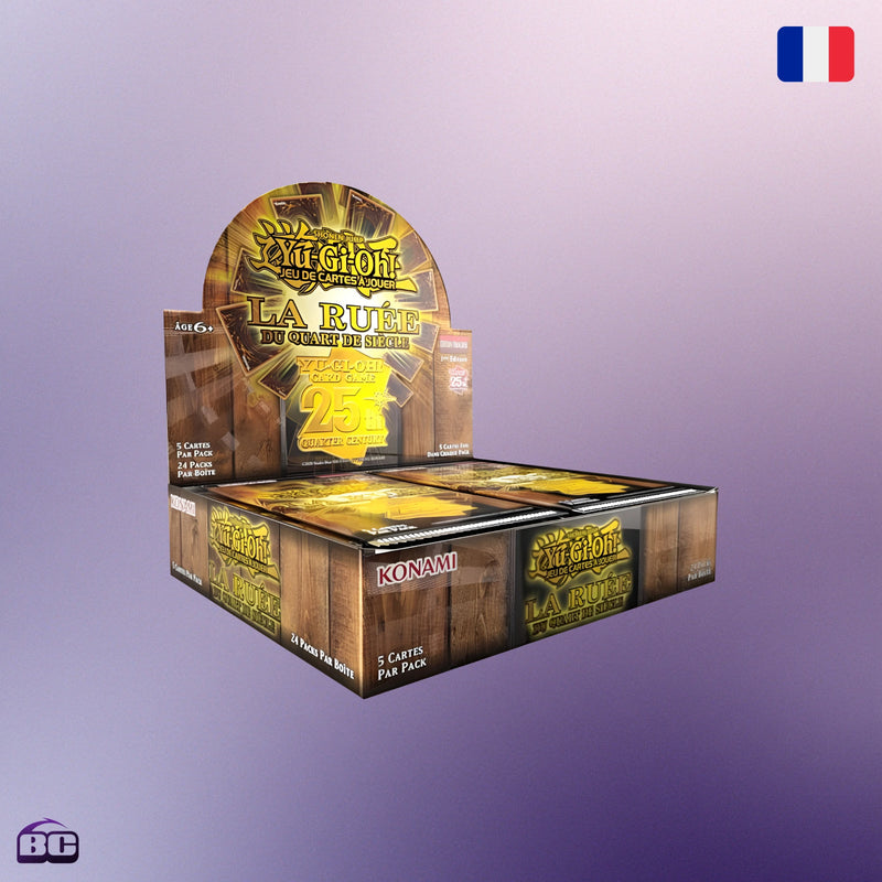 Yu-Gi-Oh! - Display de 24 Boosters - La Ruée du Quart de Siècle [FR]