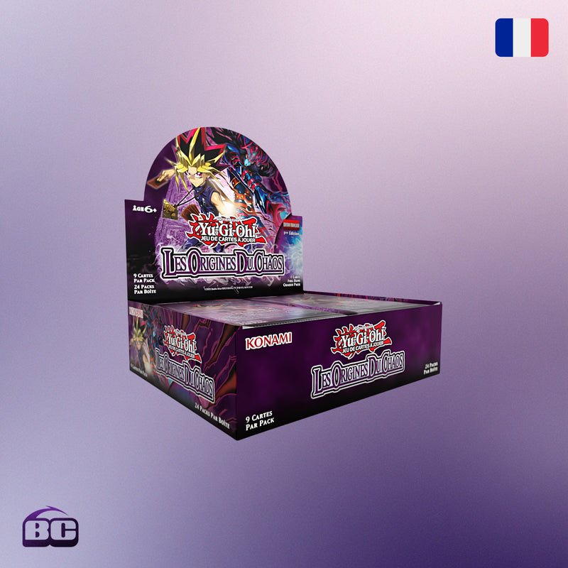 Yu-Gi-Oh! - Display de 24 Boosters - Origines du Chaos [FR]