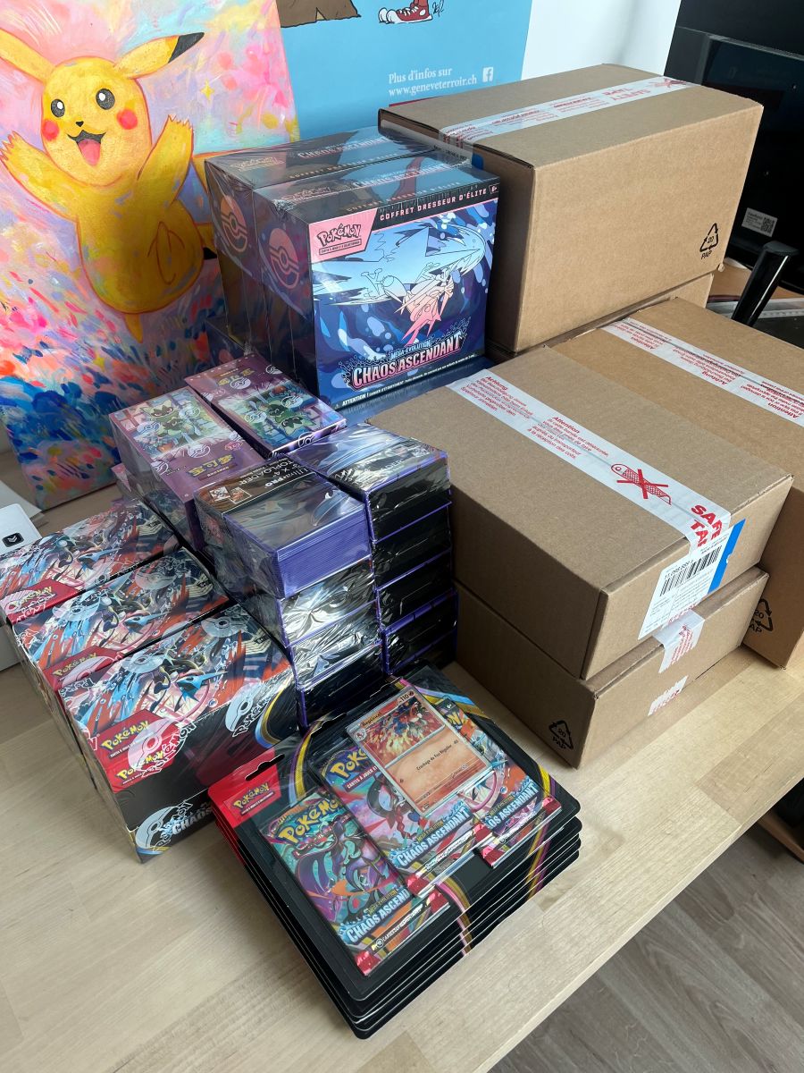 Un arrivage Chaos Ascendant : coffrets, blisters et displays.